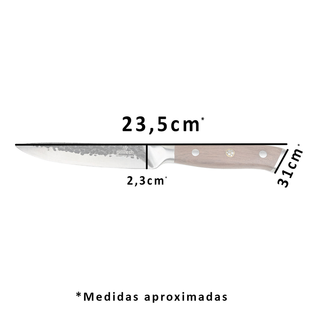 pack tres cuchillos cuchillo cinco pulgadas medidas aproximadas